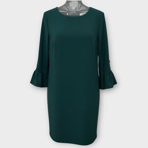 Nanette Lepore Evergreen Bell Sleeve Dress Size 10